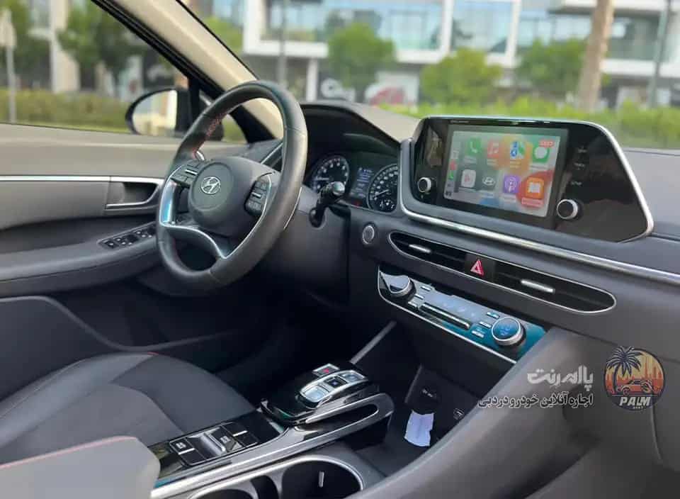 اجاره هیوندای سوناتا 2023 2023 در دبی - تصویر سوم