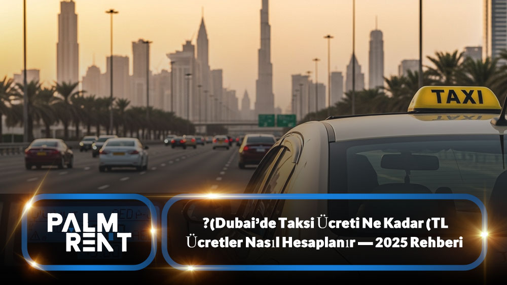 Dubai Taksi Ücretleri 2025: Fiyatlar ve Hesaplama Rehberi