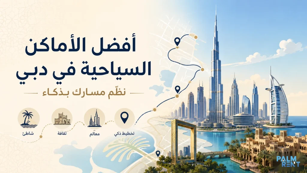 أفضل الأماكن السياحية في دبي: دليلك لاختيار الوجهات وتنظيم المسار