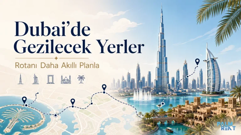Dubai’de Gezilecek Yerler: Bölge Bölge Rota Planlama Rehberi