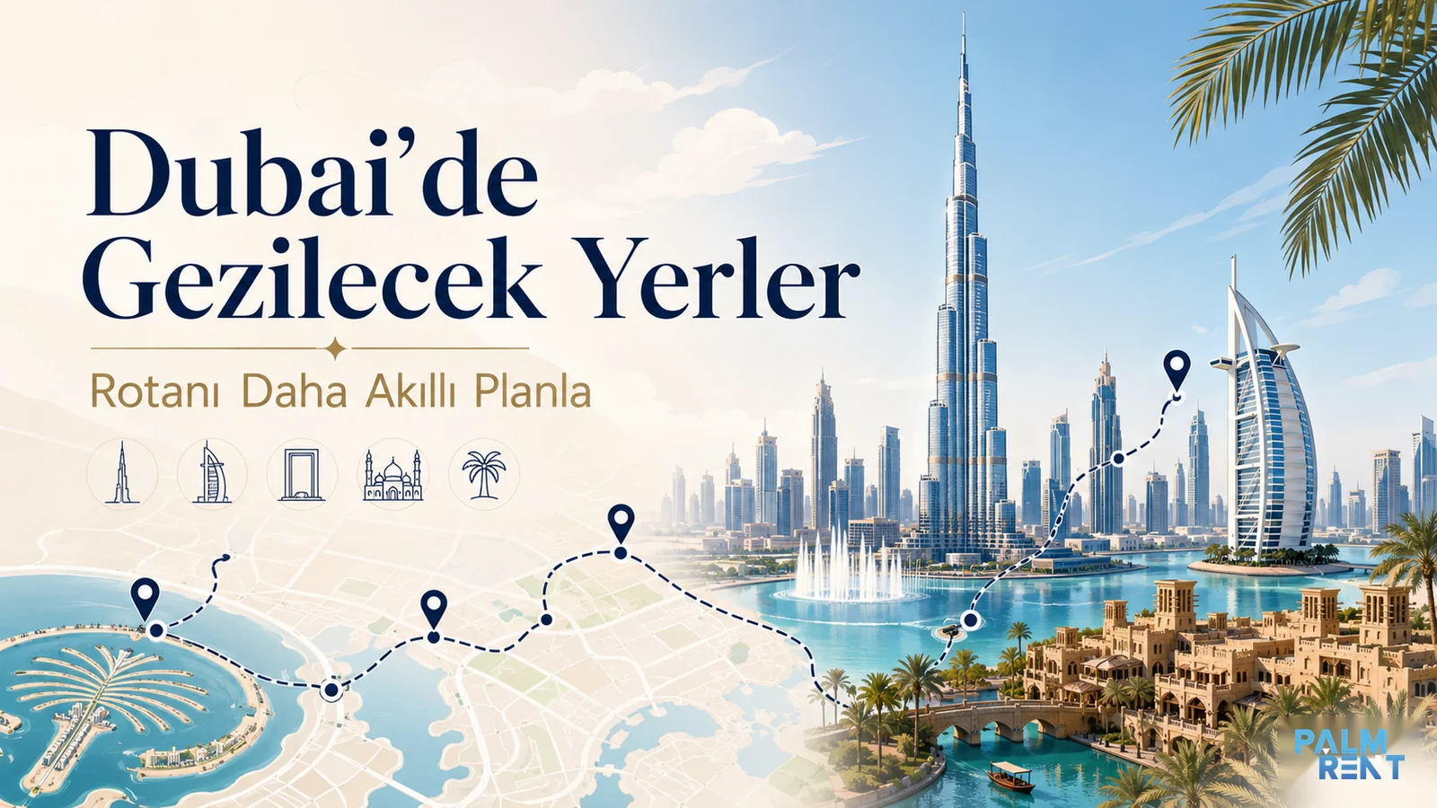Dubai’de Gezilecek Yerler: Bölge Bölge Rota Planlama Rehberi