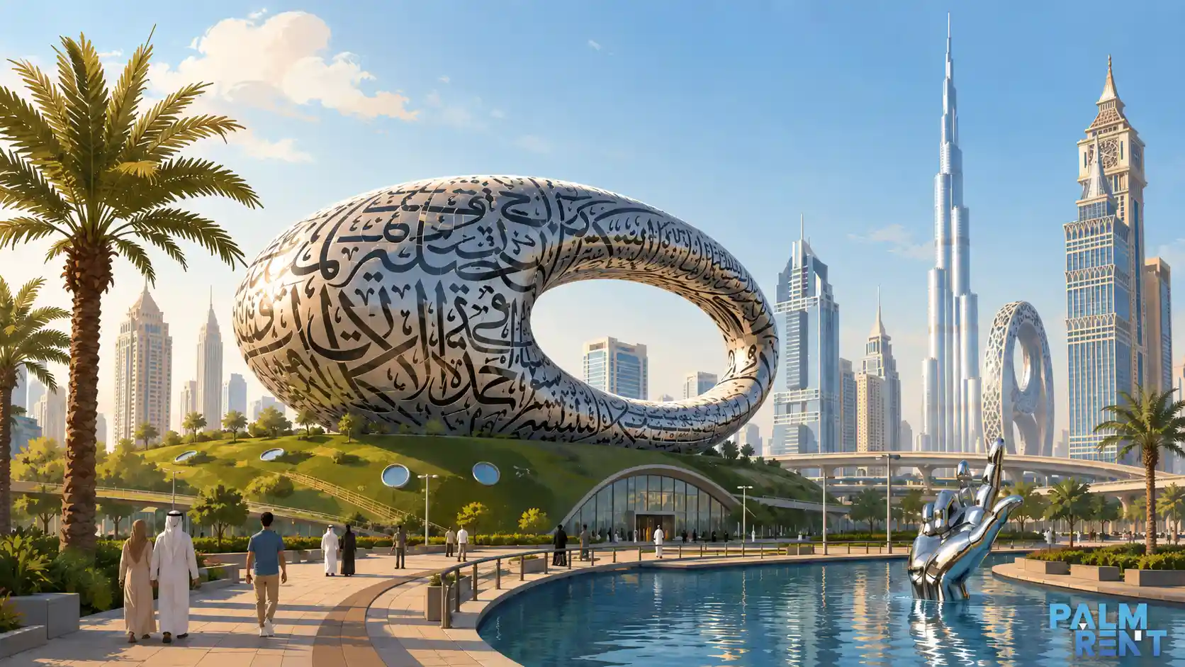 متحف المستقبل والمعالم الحديثة في دبي