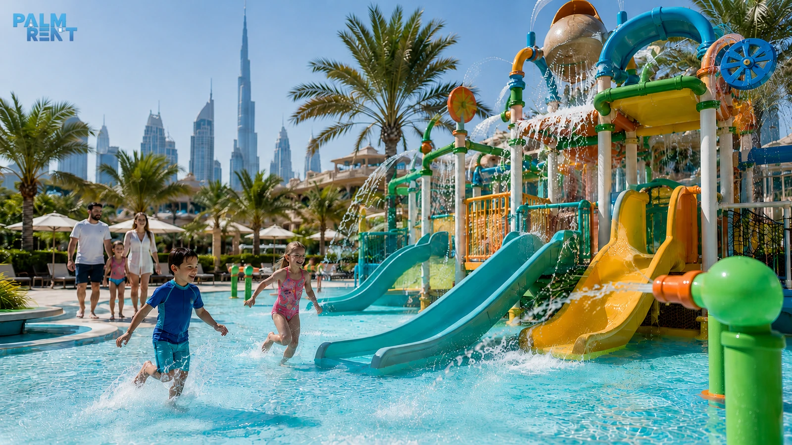 Child-friendly water park in Dubai