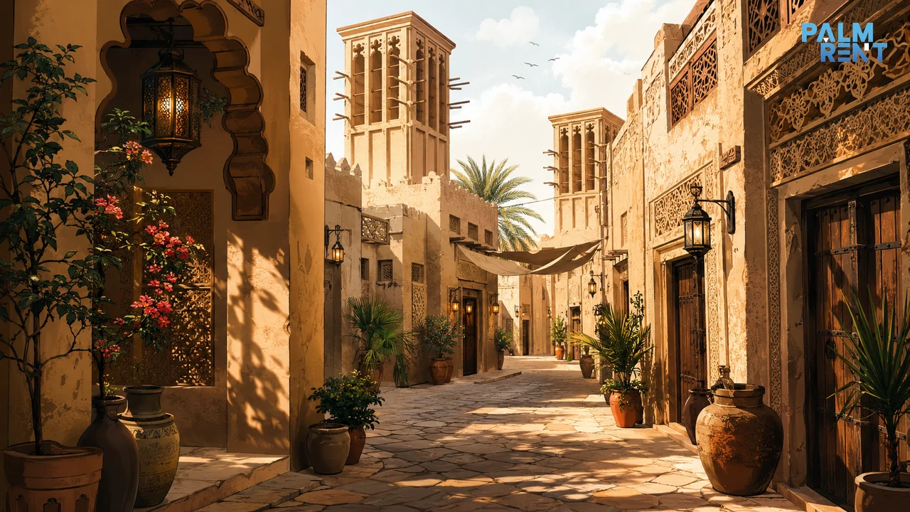 Dubai’de tarihi fotoğraf noktası olarak Al Fahidi Historical Neighbourhood