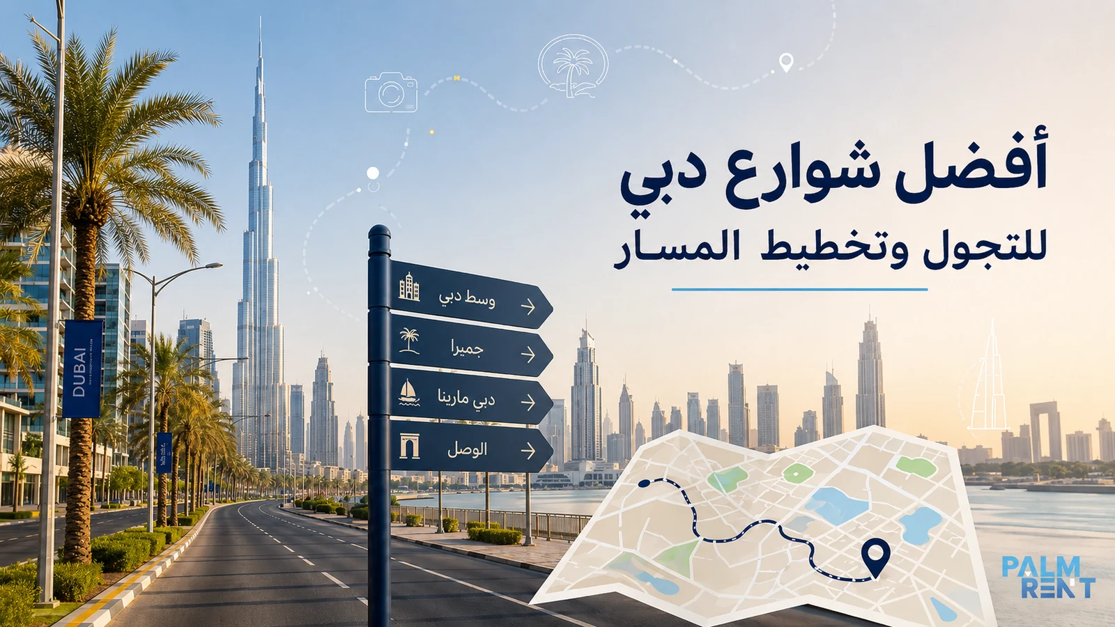 أفضل شوارع دبي للتجول: الأحياء والمسارات وتجربة المدينة