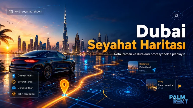Dubai Turistik Haritası 2026: Rotalar, Gezilecek Yerler ve Gezi Planı