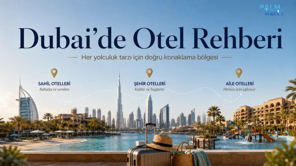 Dubai’de En İyi Oteller: Bölgeye, Bütçeye ve Seyahat Tarzına Göre Konaklama Rehberi