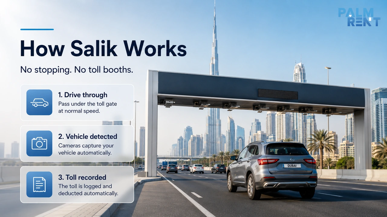 How the Salik toll system works in Dubai