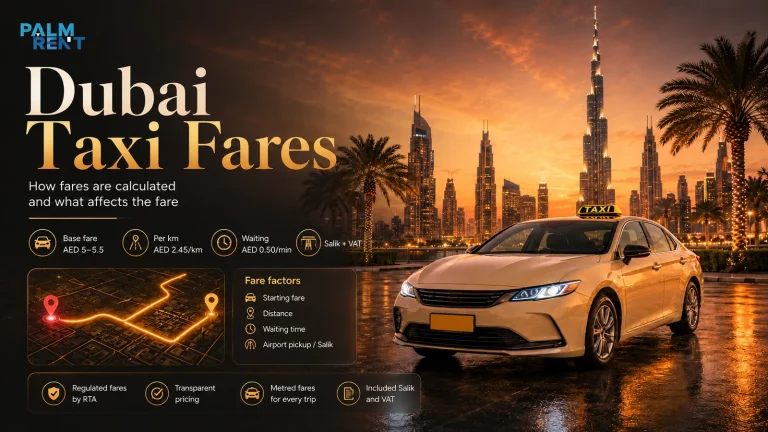 Dubai Taxi Fare Guide: Official Rates, Airport Taxi, Salik and Cost Calculation