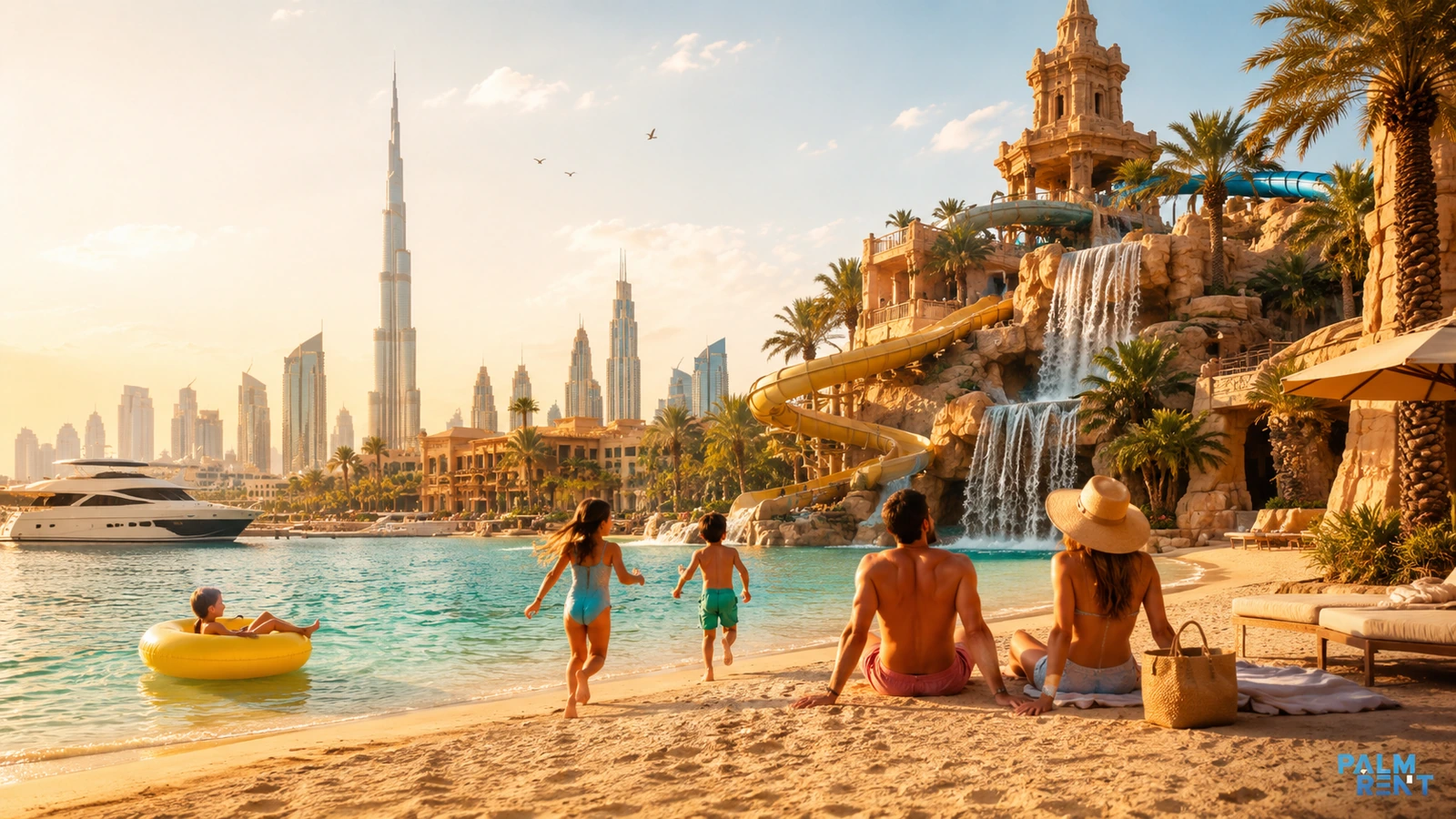 Aileler ve gezi planları için Dubai’de su ve sahil aktiviteleri