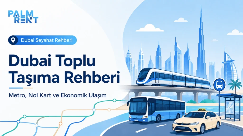 Dubai Toplu Taşıma Rehberi: Metro, Nol Kart ve Ekonomik Ulaşım