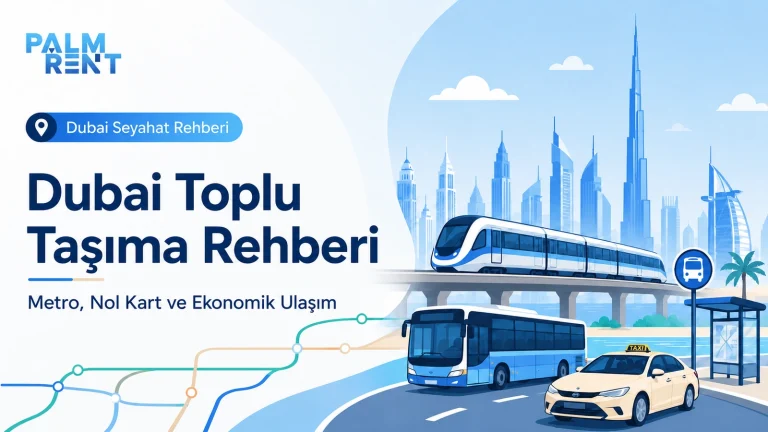 Dubai Toplu Taşıma Rehberi: Metro, Nol Kart ve Ekonomik Ulaşım