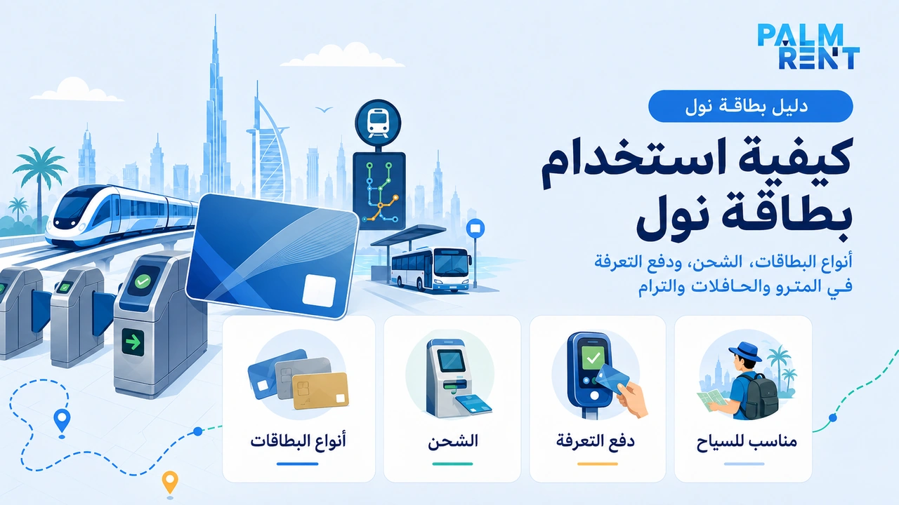 دليل بطاقة نول لاستخدام المترو والحافلات في دبي