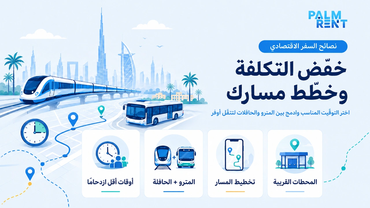 تخطيط المسارات وتقليل تكلفة التنقل في دبي